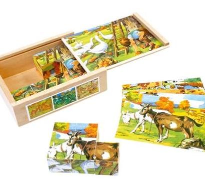 PUZZLE CON DADI FATTORIA 7389