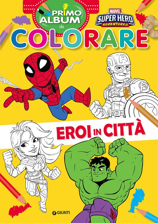 PRIMO ALBUM COLORARE EROI IN CITTA